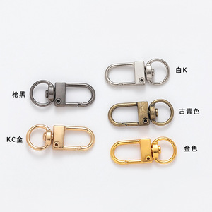 ตะขอเกี่ยวพวงกุญแจโลหะผสมสังกะสี Haiquan ชุบโครเมียม - Product Image 2