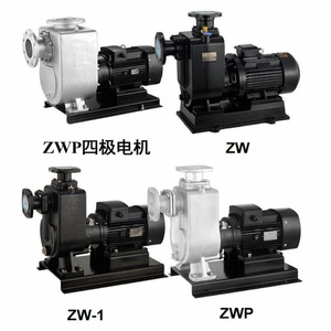 ปั๊มน้ำเสียแบบดูดเองได้ SUOU 100ZW80-20 ทำจากเหล็กหล่อ ปั๊มแบบแนวนอน ป้องกันการอุดตัน ปั๊มระบายน้ำ - Product Image 1