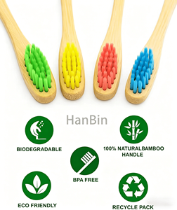 Custom Logo Kids Bamboo <strong>Toothbrushes</strong> Natural Soft Bristles Durable Charcoal <strong>Wooden</strong> Brushes Compostable Design for Children - Product Image 2