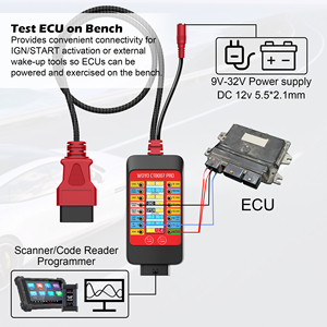 WOYO CTB007 Pro Boîtier de Diagnostic Automobile Numérique 16 Broches LCD <span class=keywords><strong>Vrms</strong></span> avec Données 9V-32V et Câble d'Extension CAN de 70CM - Product Image 6