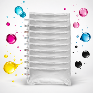 Encre éco-solvant GOOSAM à faible odeur et couleur stable, en sachet CMYK LC LM 1L sans puce pour imprimante Mimaki, impression grand format extérieure - Product Image 1