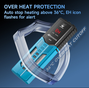 Chauffe-eau d'<span class=keywords><strong>hiver</strong></span> pour <span class=keywords><strong>bassin</strong></span> à poissons (Koi, poissons rouges), chauffe-eau submersible extérieur pour aquarium avec grille de protection 50-1200W - Product Image 2