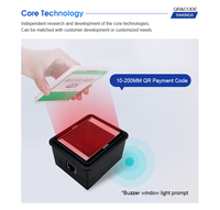 Module de lecteur de codes-barres 2D fixe Rakinda LV5500, interface USB, format A4, lecteur de codes QR 1D en stock