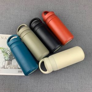 White Travel Mug Stainless Steel Vacuum Insulated Coffee Flask <b>Double</b> <b>Wall</b> Thermal Cup - Product Image 2