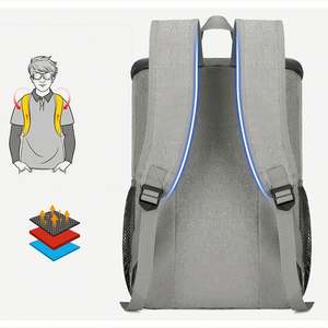 Outdoor Large Capacity <b>Cooler</b> Bag Double Picnic Hiking <b>Cooler</b> <b>Backpack</b> Camping Beach Waterproof Insulated <b>Cooler</b> <b>Backpack</b> - Product Image 3