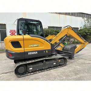 Mini Excavadora de 6T Más Vendida, Compacta, con Giro de Cola Cero, Alta Eficiencia Hidráulica XE60GA, Lista para Envío, Ideal para Construcción y Agricultura - Product Image 5
