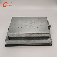 Boîtier de prise de sol gris industriel EU/USA/UK/Afrique du Sud 10A 3 prises 2 ports double escamotable avec mise à la terre IP21 220V Klass TS-B