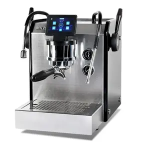 EM-30A Gaya Baru dengan Tampilan LCD Mesin Kopi Espresso Otomatis Komersial Rumah Tangga Italia