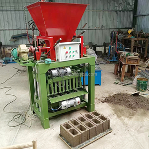 High-efficiency Motor-driven Domestic Cement Hollow Brick <strong>Machine</strong> with Hopper and Conveyor System for Production - Product Image 3