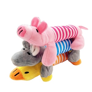 Nuevo diseño lindo sonido resistente a mordeduras descompresión suave felpa dibujos animados pato lechón elefante juguete perfecto alivio del estrés regalo lavado - Product Image 1