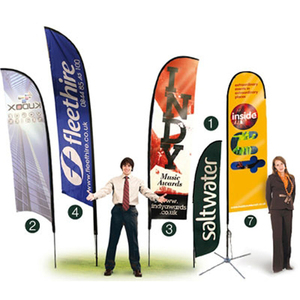 Kit de bandera de playa/pluma/lágrima publicidad exterior personalizada soporte Banner 2m 3M 4m carteles promocionales eventos de negocios <span class=keywords><strong>Oriflamme</strong></span> - Product Image 1