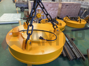 Elevador Eletromagnético de Alta Capacidade 1-5T, Ímã para Manipulação de Chapas de Aço e Sucata Metálica - Product Image 4