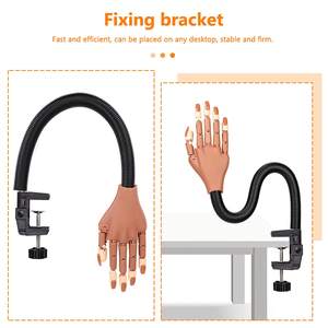 Model Tangan <span class=keywords><strong>Prosthetic</strong></span> untuk Latihan Seni Kuku Alat Lukis Latihan Manikur untuk Pemula Peralatan Latihan - Product Image 4