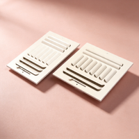 Grille de ventilation encastrée double réglable de haute qualité, blanche, 6*8 8*8 10*6 12*6, pour système d'air central domestique
