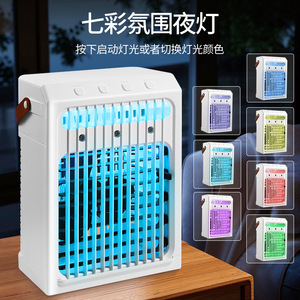 Portable Air Cooler With Humidifier 3 Speeds Night Light For Home Office Desk Use - Product Image 3