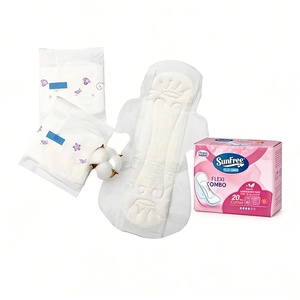 <span class=keywords><strong>Toallas</strong></span> Sanitarias Desechables con Alas, Envoltura Individual, Calidad Premium OEM, Algodón Natural Suave, <span class=keywords><strong>Toallas</strong></span> <span class=keywords><strong>Femeninas</strong></span> con Aniones - Product Image 1