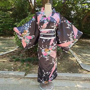 Ensemble de costume de cosplay d'anime <span class=keywords><strong>Yukata</strong></span> traditionnel <span class=keywords><strong>japonais</strong></span> pour femmes Ecowalson, pour séance photo, kimono, performance scénique - Product Image 6