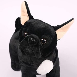 Animal en <span class=keywords><strong>peluche</strong></span> chien noir 12.5 pouces, animaux en <span class=keywords><strong>peluche</strong></span>, cadeaux d'anniversaire, de noël pour enfant, bouledogue français personnalisé en <span class=keywords><strong>peluche</strong></span> - Product Image 5