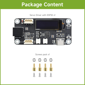 Carte d'extension de pilote de servo ESP32 avec WiFi intégré et carte de pilote dédiée conçue pour les servos à bus série K620 - Product Image 3