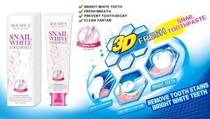 DR.DAVER – dentifrice blanc d'escargot, blanchiment des dents actif, marque privée acceptable, OEM/ODM, marque privée Acceptable - Product Image 5