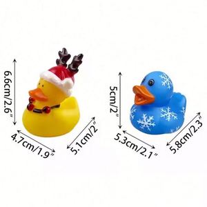 Juguete Educativo para Bebés, Pato de Baño con Sonido, Juguete de Goma para Niños, Patito de Ducha, Mini Pato de Goma para Piscina - Product Image 4