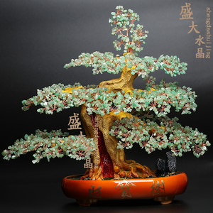 Cam nồi thạch anh tinh thể tiền cây tự nhiên may mắn may mắn may mắn khác pha lê thủ công mỹ nghệ - Product Image 3