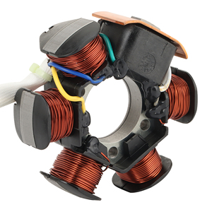 Bobina de Estator de Generador Magnético para Motocicleta GOOFIT, Repuesto para Piaggio <span class=keywords><strong>ZIP</strong></span> <span class=keywords><strong>NRG</strong></span> TPH Gilera Runner Stalker Aprilia SR50 - Product Image 4