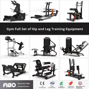 Máquina de Ejercicios para Piernas y Glúteos con Placas de Peso, Máquina de Sentadillas, Extensión de Piernas, Abducción de Pie, Serie F de <span class=keywords><strong>Acero</strong></span> + - Product Image 3