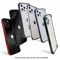 Coque de téléphone portable antichoc 2 en 1 avec cadre métallique en silicone, étui antichoc pour Iphone 6, 6s, 6plus, 7, 8 plus