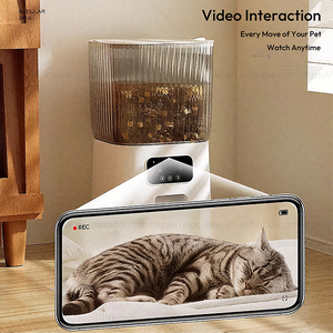 Elecpet OEM Comedero Automático Inteligente para Gatos de 5L con Cámara, Dispensador de Comida Seca para Gatos con Video, Grabadora de Voz Inteligente para Mascotas, Comedero Automático para <span class=keywords><strong>Perros</strong></span> - Product Image 3