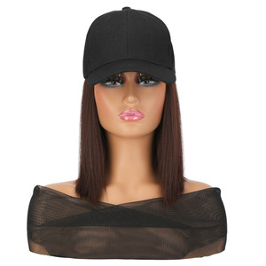 Parrucche <span class=keywords><strong>con</strong></span> <span class=keywords><strong>Cappello</strong></span> all'Ingrosso a Prezzo Vantaggioso per l'Abbigliamento Quotidiano e Diversi Stili - Product Image 1