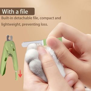Professional Pet Nail Scissors Pet <b>Dog</b> Cat Nail Toe Claw Scissors LED <b>Light</b> Animal Nail Trimmer - Product Image 5