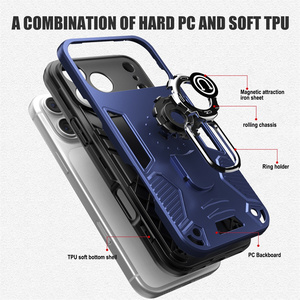 Para Vivo Y31/Y21D/Y31 Pro/V60 Lite/IQOO Z10R 5G moda duradera de alta calidad soporte de anillo de lujo <span class=keywords><strong>funda</strong></span> magnética para teléfono <span class=keywords><strong>Funda</strong></span> - Product Image 2