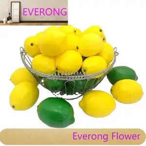 Faux Yellow Lemons Artificial Fruits Lemon WreaEV Garland Decorations Lemon