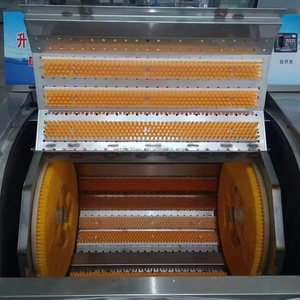 Mesin cuci sepatu besi tahan karat otomatis komersial baru listrik 15-20 pasang kapasitas Hotel pencuci sepatu besar - Product Image 6