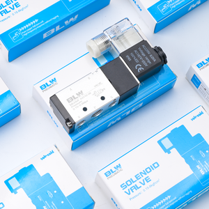 4V410-15 2-Positionen-5-Wege-Magnetventil 4 V420 3-poliges 5-Wege-Luftventil mit pneumatischen Teilen der Spule DC24 AC220 - Product Image 4