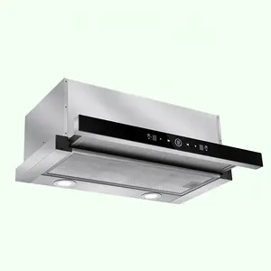 Kitchen Cooker Chimney Hood Range Pull Out Air Suction Home Built In Extractor Range Hood Stainless Steel Under Cabinet