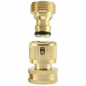 Adaptateur de robinet d'eau de jardin en <span class=keywords><strong>laiton</strong></span> de 3/4 "connecteur <span class=keywords><strong>tuyau</strong></span> d'<span class=keywords><strong>arrosage</strong></span> à adaptateur de robinet raccords de <span class=keywords><strong>tuyau</strong></span> d'eau - Product Image 2