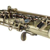 Professional Instruments Playing High Quality Wind Instruments Slade Straight Abalone Shell Saxophone