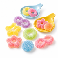 Certificat HACCP/BRC/Halal, OEM, bonbons en vrac personnalisés en forme de dessin animé, bonbons japonais coréens en cristal croustillant fourrés à la confiture