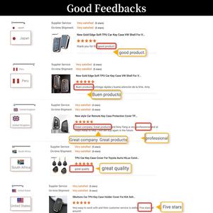 Housse de protection pour clé de voiture tout compris Coque souple de style luxueux contre les chutes et les rayures Étui pour clé en TPU - Product Image 6