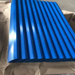 Bobina di vendita calda PPGI/PPGL In lamiera ondulata rivestita di colore blu lamiera ondulata zincata per la costruzione