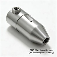 Buse de pulvérisation de nettoyage à eau haute pression en acier inoxydable pour pièces usinées OEM de tours CNC, usinage par tournage, fraisage et électroérosion à fil