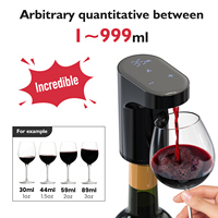 Distributeur de vin électrique portable instantané et automatique en plastique alimentaire avec aérateur et doseur, capacité 6L, idéal pour les cadeaux d'affaires
