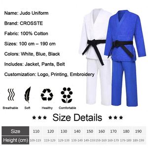Uniforme de Judo Ecológico y Duradero para Entrenamiento de <span class=keywords><strong>Aikido</strong></span>, Jiu-Jitsu y Judo, Proveedor para Escuelas de Artes Marciales con Logotipo Personalizado - Product Image 2
