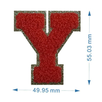Offre Spéciale – Patch brodé en chenille 3D personnalisé, auto-adhésif et thermocollant, avec lettres en chenille pour vêtements, vestes, sacs à dos et chapeaux