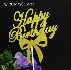 <span class=keywords><strong>D</strong></span>écoration de gâteau en papier pailleté, <span class=keywords><strong>d</strong></span>écor de fête de 1er <span class=keywords><strong>anniversaire</strong></span> pour bébé fille et garçon, fournitures pour <span class=keywords><strong>premier</strong></span> <span class=keywords><strong>anniversaire</strong></span> - Product Image 4