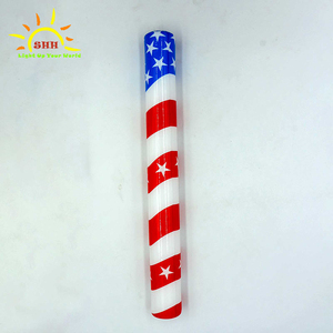 Bandiera americana ha portato bastoncini in schiuma a bacchetta morbida per eventi July 4th, Memorial Day, spirito di squadra - Product Image 1