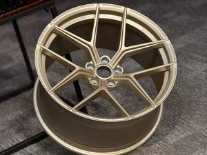 Jantes forgées personnalisables à cinq branches argent-gris PCD5X112 Concave profondes Roues de course sportives pour voitures de tourisme Pneus <span class=keywords><strong>Renault</strong></span> 18 pouces - Product Image 5