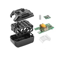 Boîtier en plastique et ensemble complet de boîtier de batterie BMS 18V 18650 10 cellules avec grand BMS pour batterie d'outil électrique sans fil MAK BL1860
